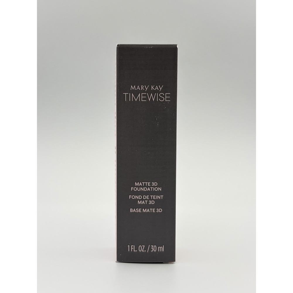 Mary Kay TimeWise Matte 3D Foundation Ivory C 100 Combo to Oily Skin 1oz NIB